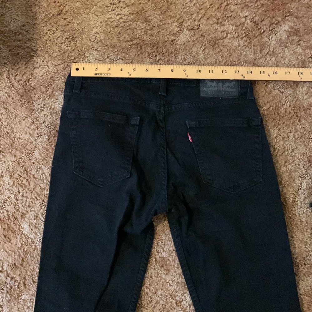 Levi black jeans| W 29  L 30|  Kids - Picture 3 of 3